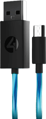 4Gamers Light Up Charging Cable 3m for PS4