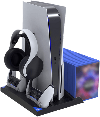 iPega Vertical Stand with Cooling Fan for PS5 Console
