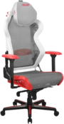 DXRacer Air Pro Mesh Gaming Chair Modular Office Chair - White - Red & black