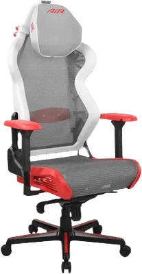 DXRacer Air Gaming Chair Modular Office Chair - White - Red & black