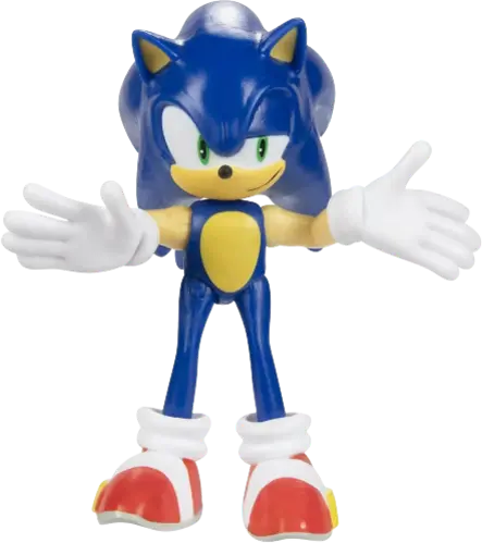 Sonic The Hedgehog Action Figure Modern Sonic Collectible Toy - 6.5 cm