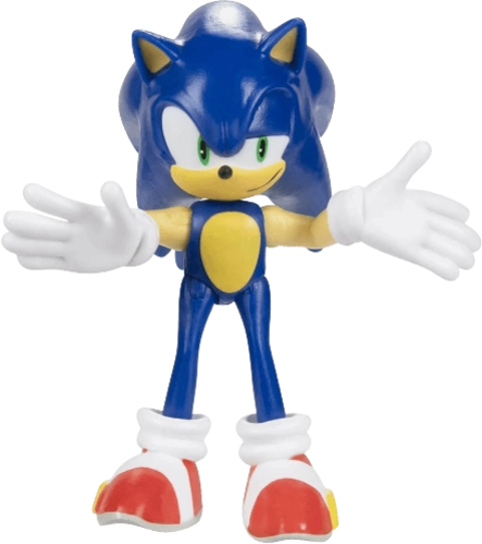 Sonic The Hedgehog Action Figure Modern Sonic Collectible Toy - 6.5 cm