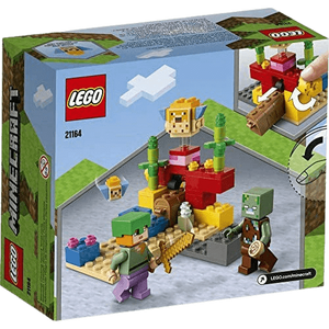 LEGO Minecraft The Coral Reef Hands-on Minecraft Marine Toy - 92 Pieces (21164)  for sale in Egypt from Games2Egypt