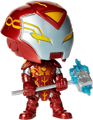 Funko Pop! Marvel: Infinity Warps - Iron Man with Hammer - 9.5 cm (680)