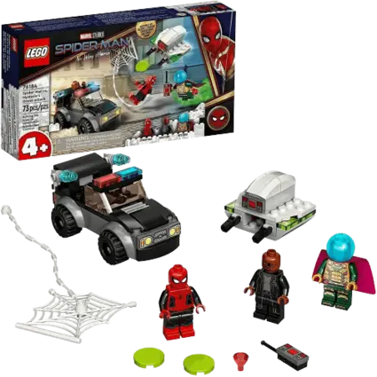 LEGO Marvel Spider Man vs. Mysterio’s Drone Attack Building Kit - 73 Pieces
