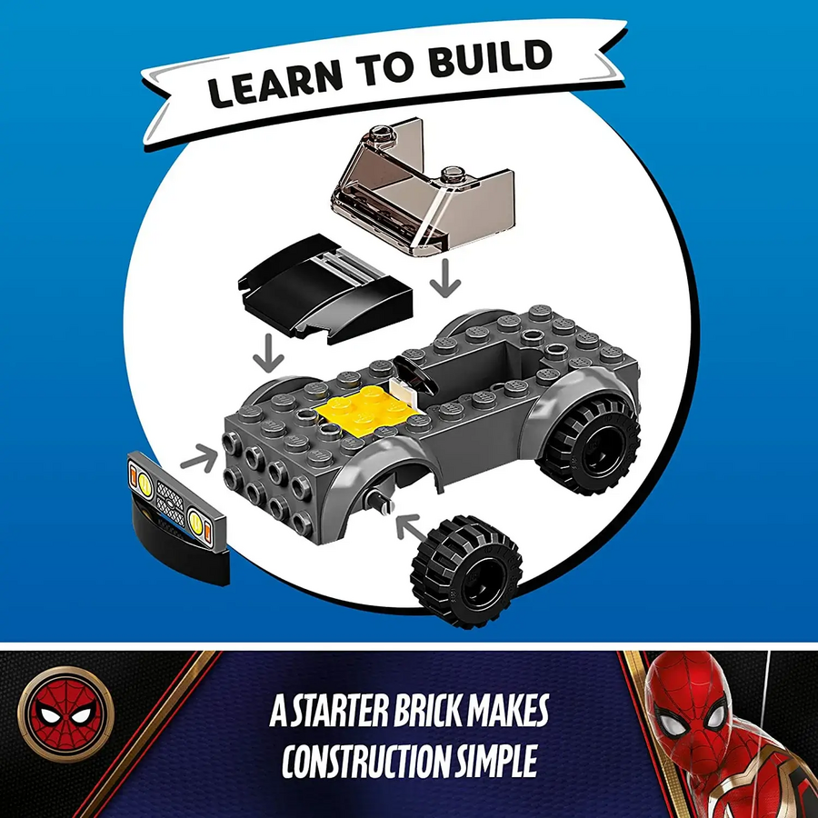 LEGO Marvel Spider Man vs. Mysterio’s Drone Attack Building Kit - 73 Pieces – image 3