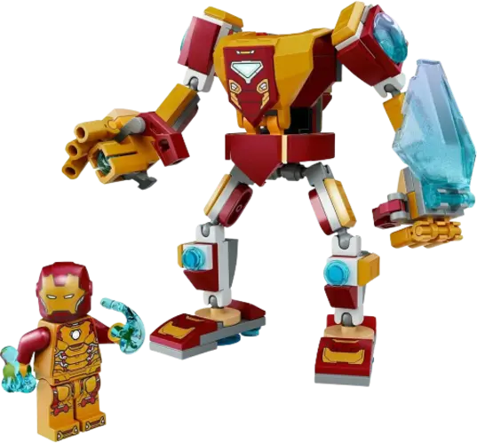 LEGO Marvel Iron Man Mech Armor Collectible Mech & Minifigure -130 Pieces (76203)