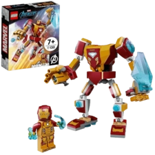 LEGO Marvel Iron Man Mech Armor Collectible Mech & Minifigure -130 Pieces (76203)