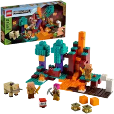 LEGO Minecraft Nether Creative Playset - The Warped Forest - 287 Pieces (21168)