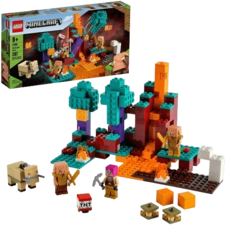 LEGO Minecraft Nether Creative Playset - The Warped Forest - 287 Pieces (21168)