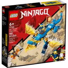 LEGO NINJAGO Jay’s Thunder Dragon EVO Ninja Action Toy Building Kit - 140 Pieces (71760)