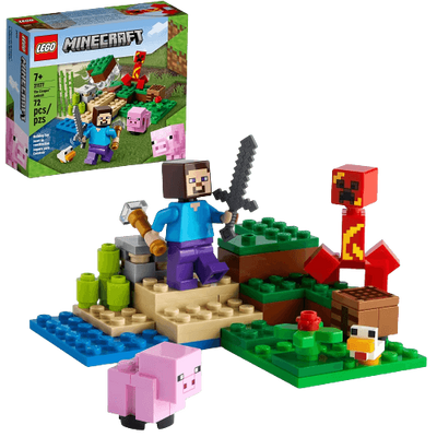 LEGO Minecraft The Creeper Ambush Building Toy - 72 Pieces (21177)