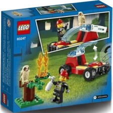  LEGO City Forest Fire Firefighter - Building Toy for Kids - 84 Pieces (60247)