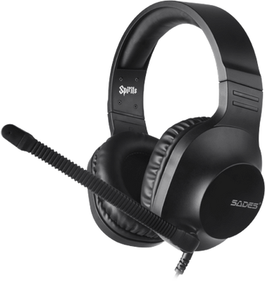 SADES Spirits Wired Gaming Headphone - Black
