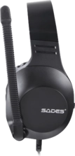 SADES Spirits Wired Gaming Headphone - Black 