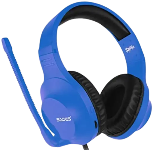 سماعة جيمنج سبيرتس سلكية (SA-721) من سادس - زرقاء