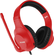 SADES Wired Gaming Headset Spirits (SA-721) Gaming Headphone for Multi-Platforms - Red