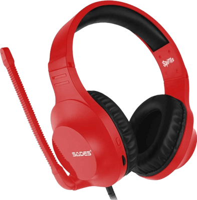 SADES Spirits SA-721 Wired Gaming Headphone - Red