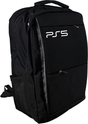 BackPack Bag for PS5 Game Console Storage - Black