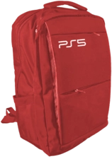 BackPack Bag for PS5 Game Console Storage - Red