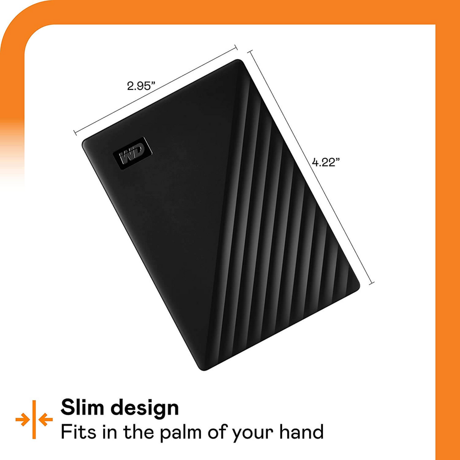 Western Digital (WD) My Passport External Hard Drive with Warranty - 5TB - Black  – image 6