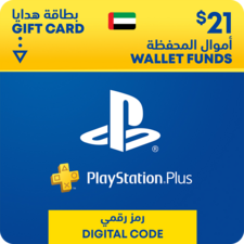 PSN Gift Card  - UAE - 21$ 