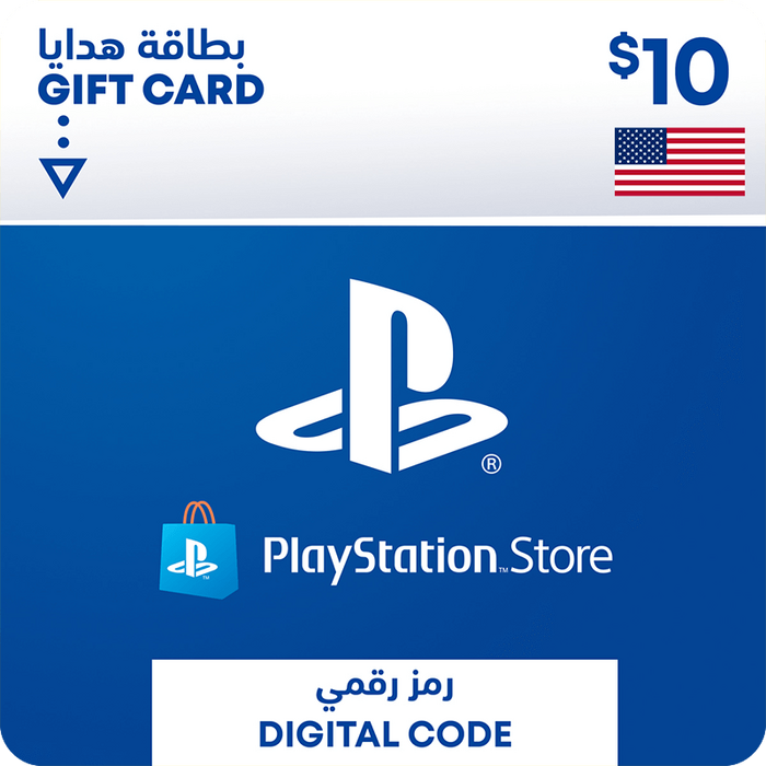 بطاقة شحن بلايستيشن ستور 10$ (امريكي)  للبيع في مصر من خلال Games2Egypt