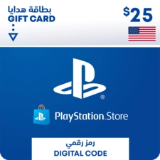 بطاقة شحن بلايستيشن ستور 25$ (امريكي) (39596)