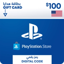 بطاقة شحن بلايستيشن ستور 100$ (امريكي) (39597)