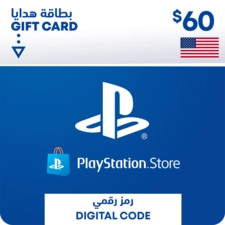 بطاقة شحن بلايستيشن ستور 60$ (امريكي) (39599)