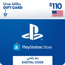 PSN PlayStation Store Gift Card $110 (USA)