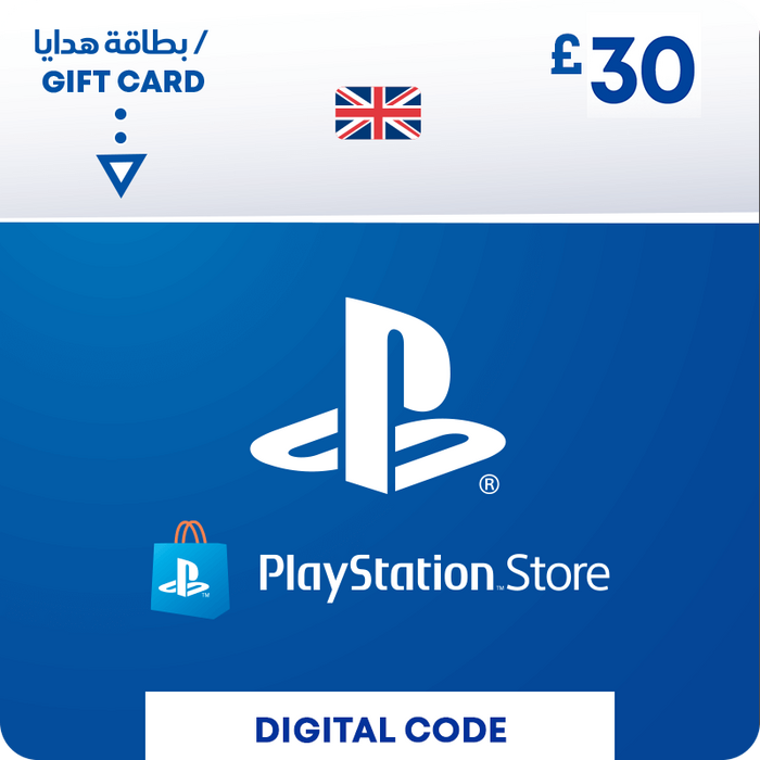 بطاقة بلاي ستيشن 30 سترليني   للبيع في مصر من خلال Games2Egypt