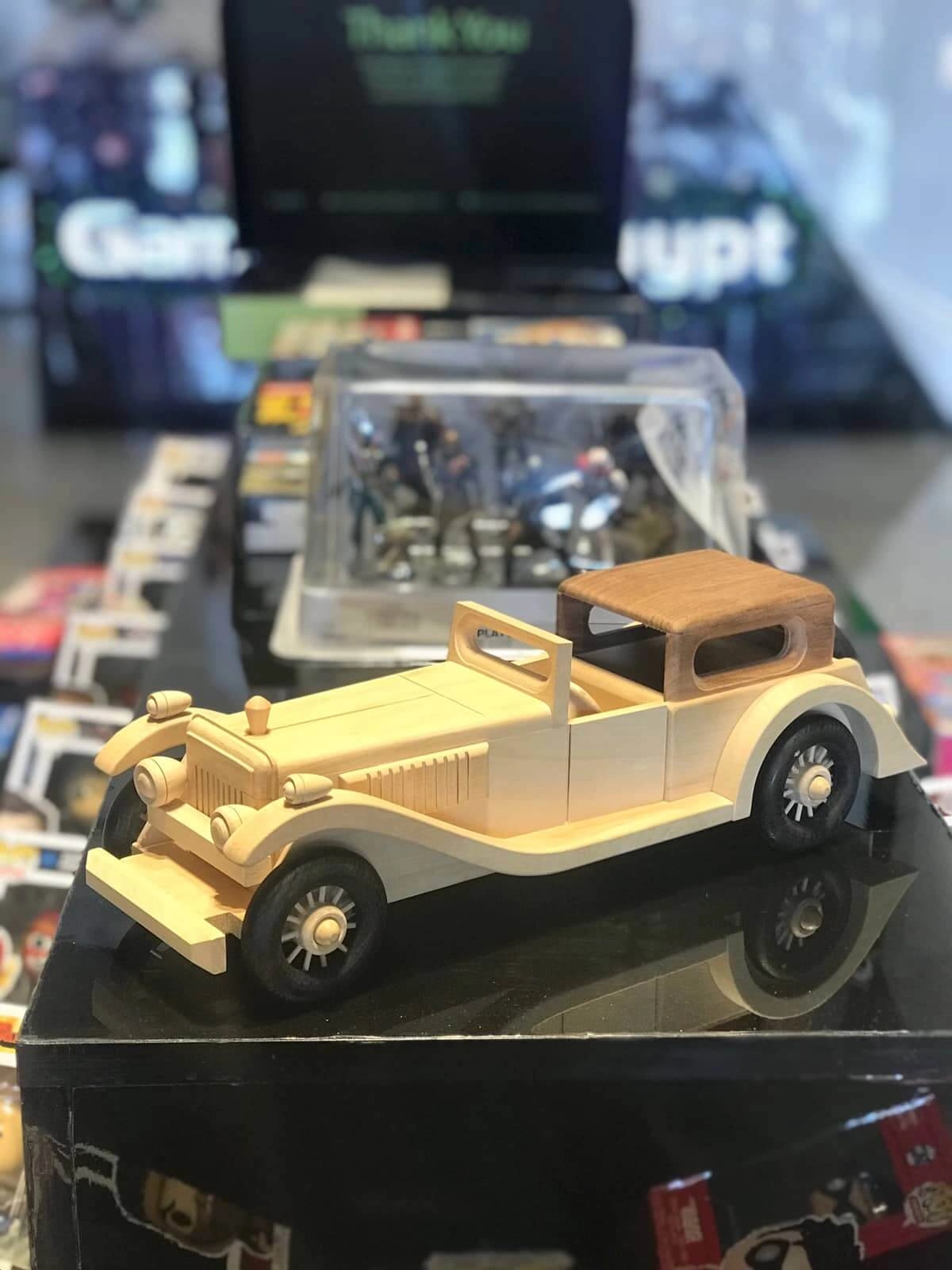 Hand made Wooden Car - toys   for sale in Egypt from Games2Egypt