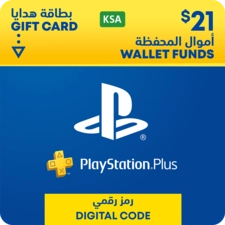 PSN Gift Card  - KSA - 21$  (39662)