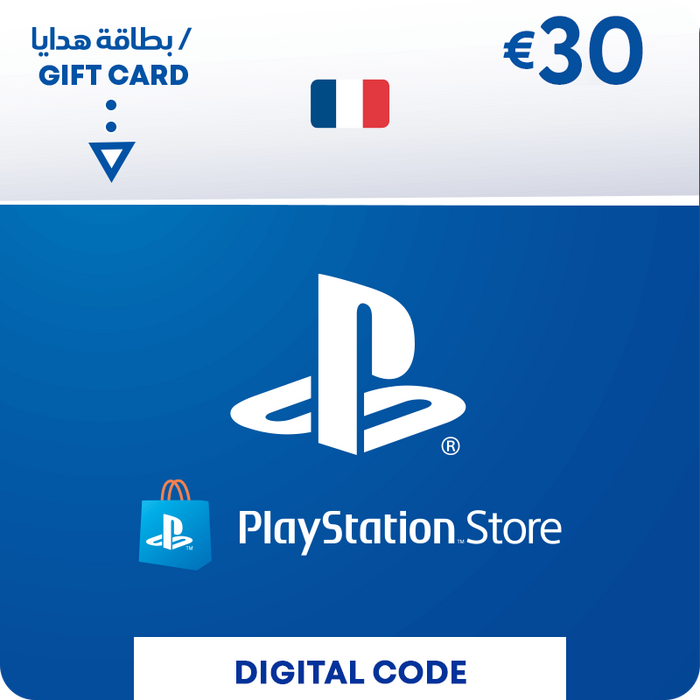 كارت 30 يورو بلاي ستيشن نيتورك فرنسا  للبيع في مصر من خلال Games2Egypt