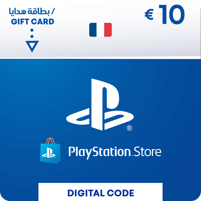 كارت 10 يورو بلاي ستيشن نيتورك فرنسا  للبيع في مصر من خلال Games2Egypt