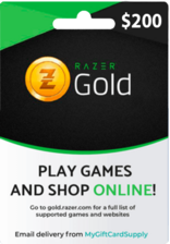 Razer Gold $200 Global Gift Card