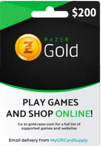 Razer Gold $200 Global Gift Card
