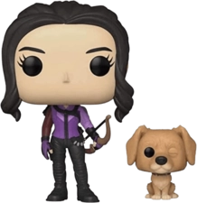 Funko Pop! Buddy Marvel: Hawkeye - Kate Bishop with Lucky Pizza Dog