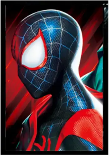 Spider Man Miles Morales - 3D Marvel Poster