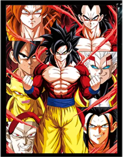 Dragon Ball Super Goku 3D Anime Poster