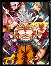 Dragon Ball Super Goku 3D Anime Poster