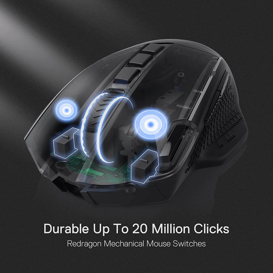 Redragon M991 Wireless RGB Gaming Mouse - Black – image 6