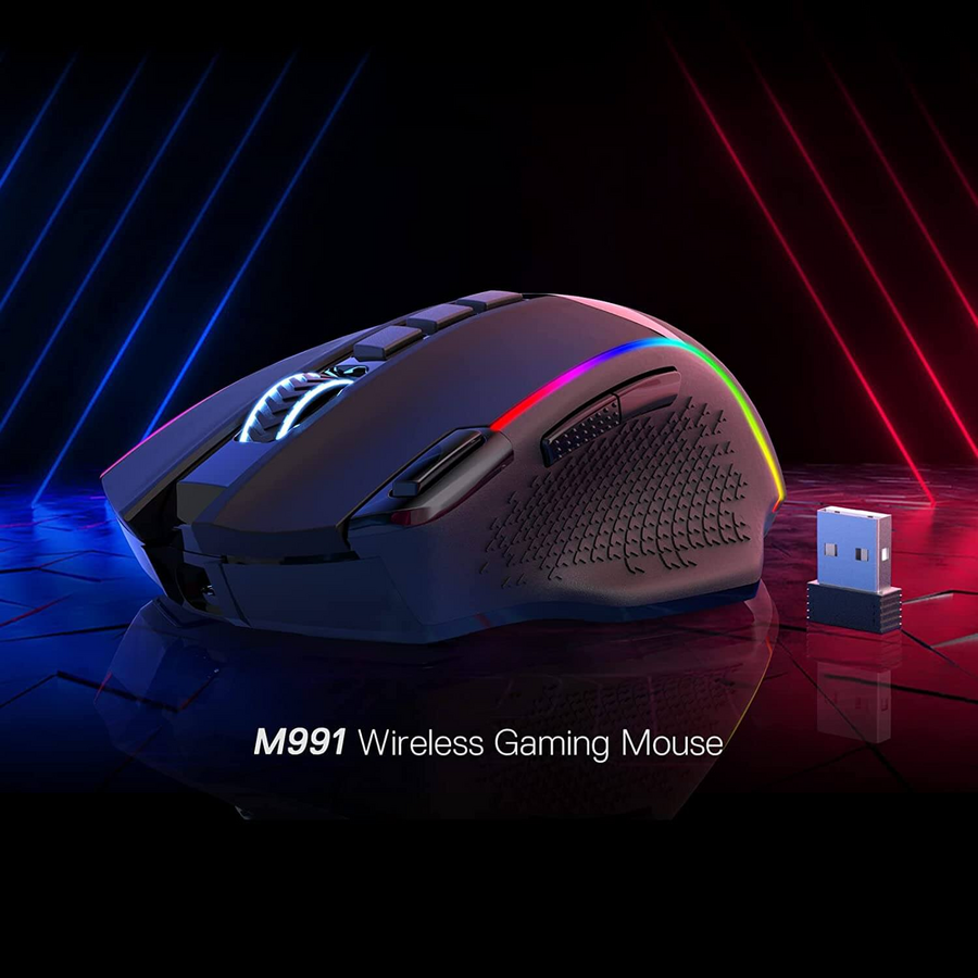 Redragon M991 Wireless RGB Gaming Mouse - Black – image 5