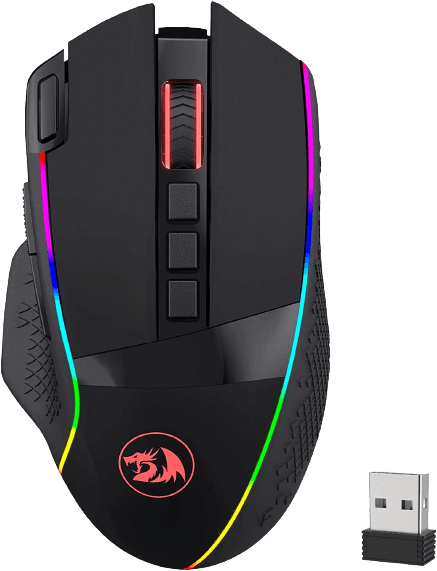 ماوس جيمنج لاسلكي ريدراجون M991 بإضاءة RGB (أر جي بي)  للبيع في مصر من خلال Games2Egypt