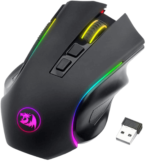ماوس جيمنج ريدراجون M602-KS جريفين لاسلكي & سلكي بإضاءة RGB - سوداء  للبيع في مصر من خلال Games2Egypt