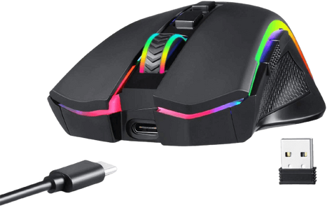 ماوس جيمنج ريدراجون M602-KS جريفين لاسلكي & سلكي بإضاءة RGB - سوداء  للبيع في مصر من خلال Games2Egypt