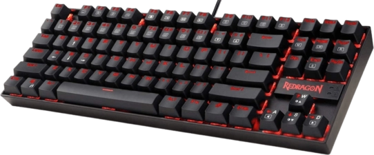 Redragon K552 Kumara Mechanical Gaming Keyboard - Blue Clicky Switches (K552-KB)