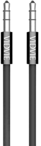 Vidvie AL1105 Pure Music Stereo Audio Line 3.5mm AUX Cable (1.5m) - Black -  for sale in Egypt from Games2Egypt