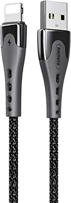 كابل ريمكس RC-150i Kaiwei لايتنينج - 1م - أسود